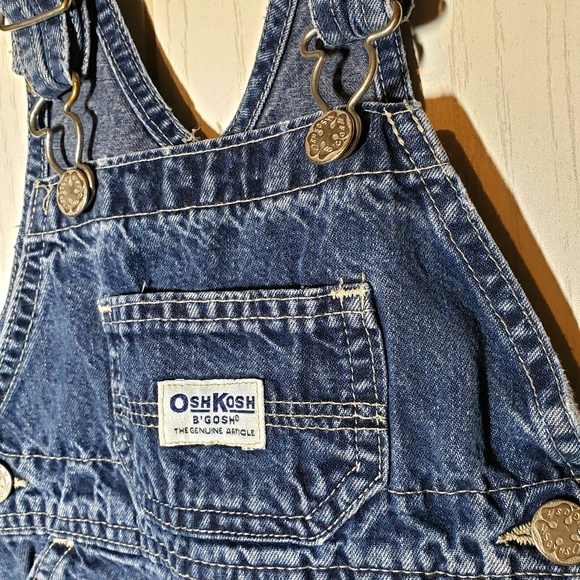 Vintage Oshkosh Toddler Denim Overalls - Picture 2 of 5